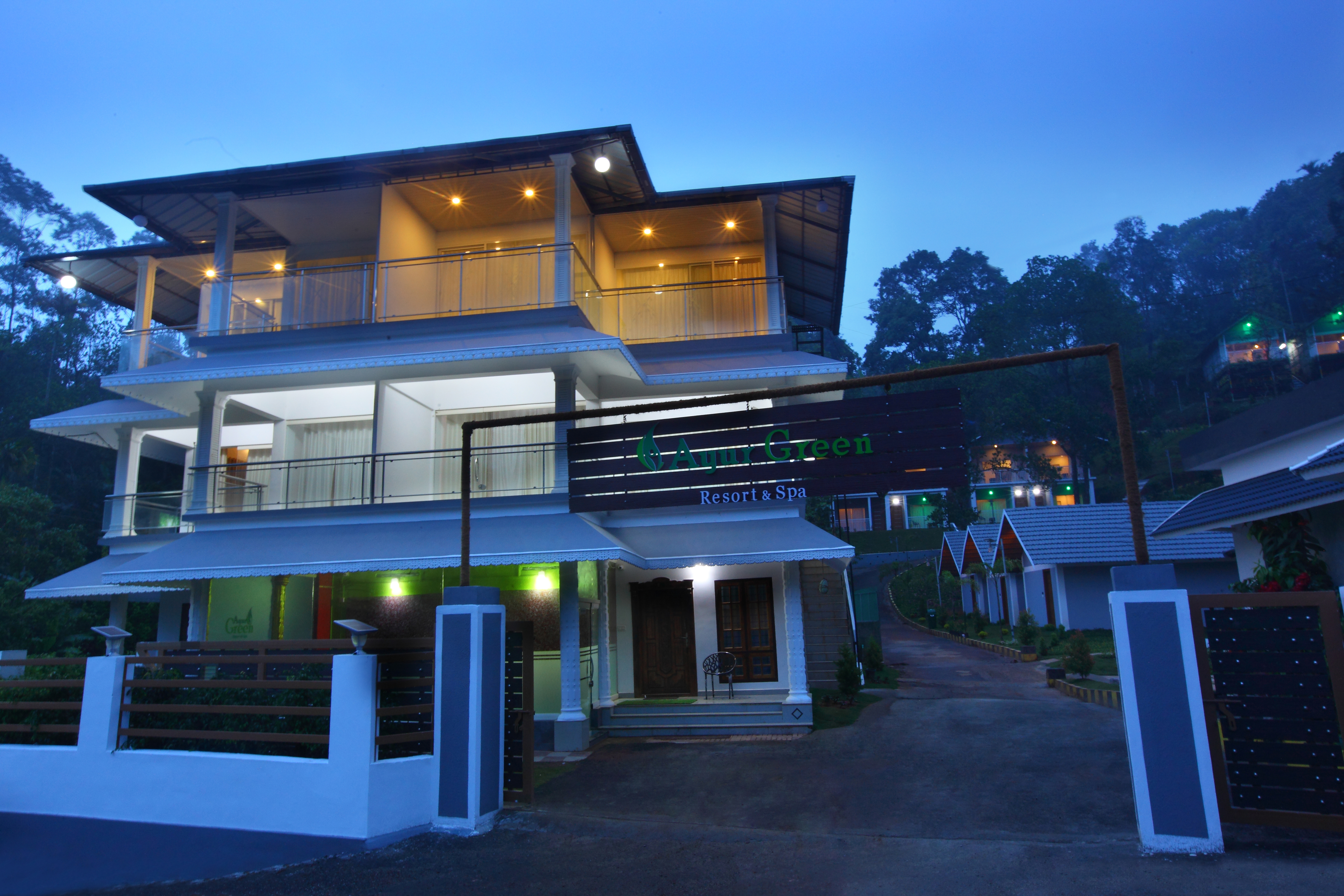 Ayur Green Resort Front View